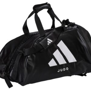 ADIDAS 2in1 Sporttasche "Judo" black/white