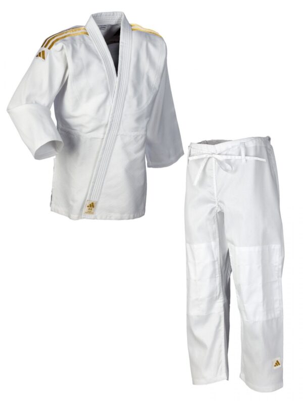 ADIDAS Judoanzug J350 Weiß/Gold Kids & Juniors