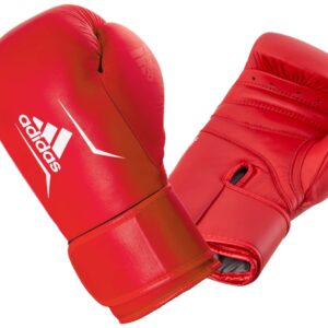 ADIDAS Speed 175 Leder Boxhandschuhe rot WAKO zugelasssen