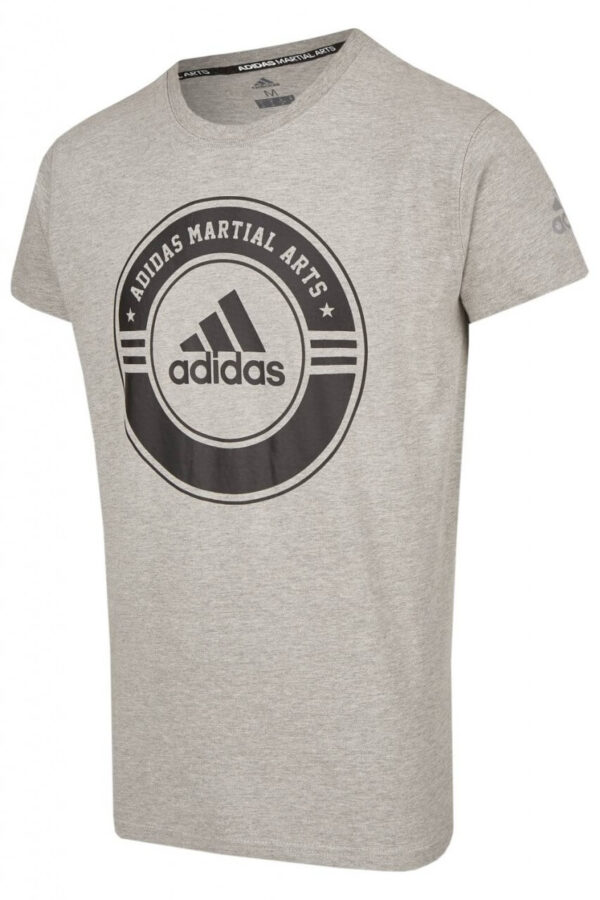 ADIDAS T-Shirt Martial Arts grau-schwarz