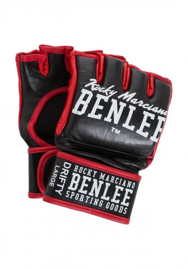 BENLEE MMA Handschuhe Leder Schwarz