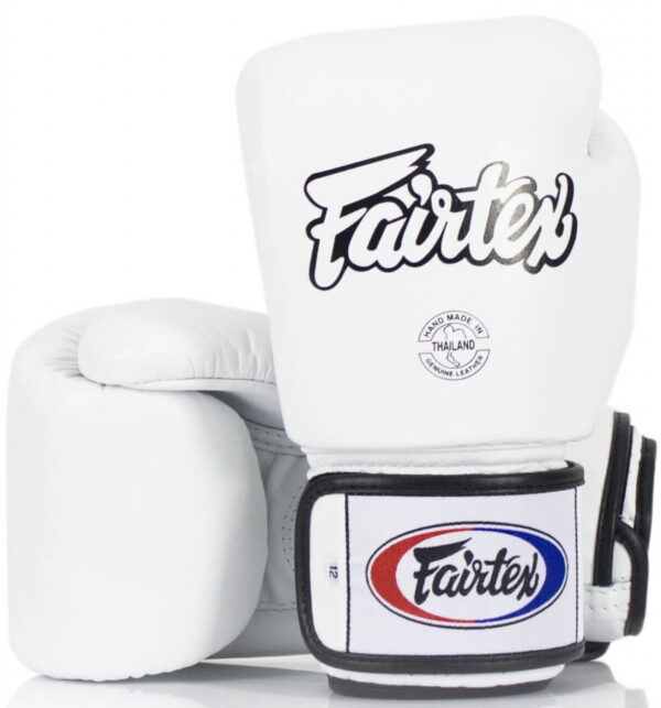 FAIRTEX BGV1 Boxhandschuhe Leder weiß