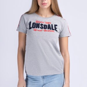 LONSDALE CREGGAN T-Shirt Damen Grey