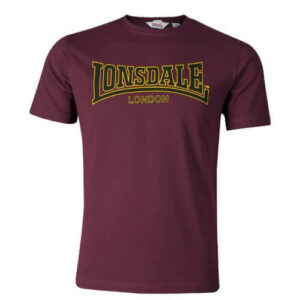LONSDALE T-Shirt Herren Classic Oxblood
