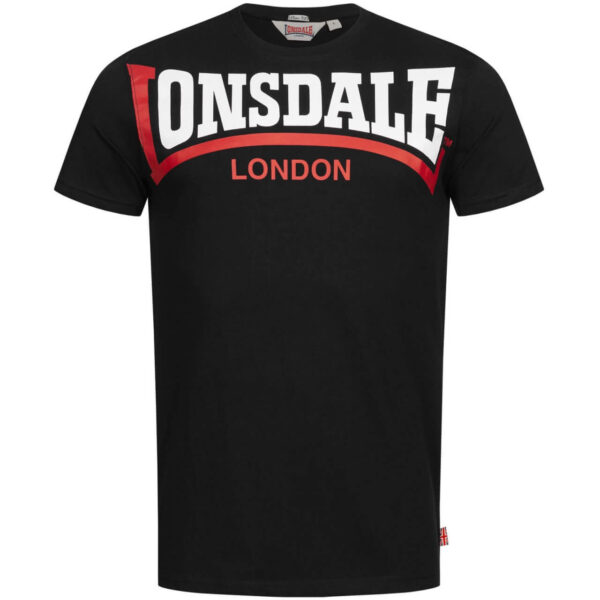LONSDALE T-Shirt Herren Creaton Black