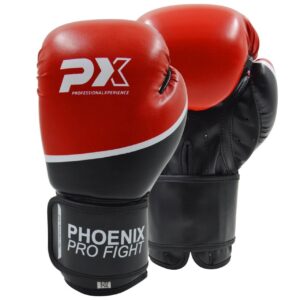 PRO FIGHT PX Boxhandschuhe Kickboxen schw-rot