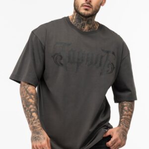 TAPOUT T-Shirt Oversize simply belive grau